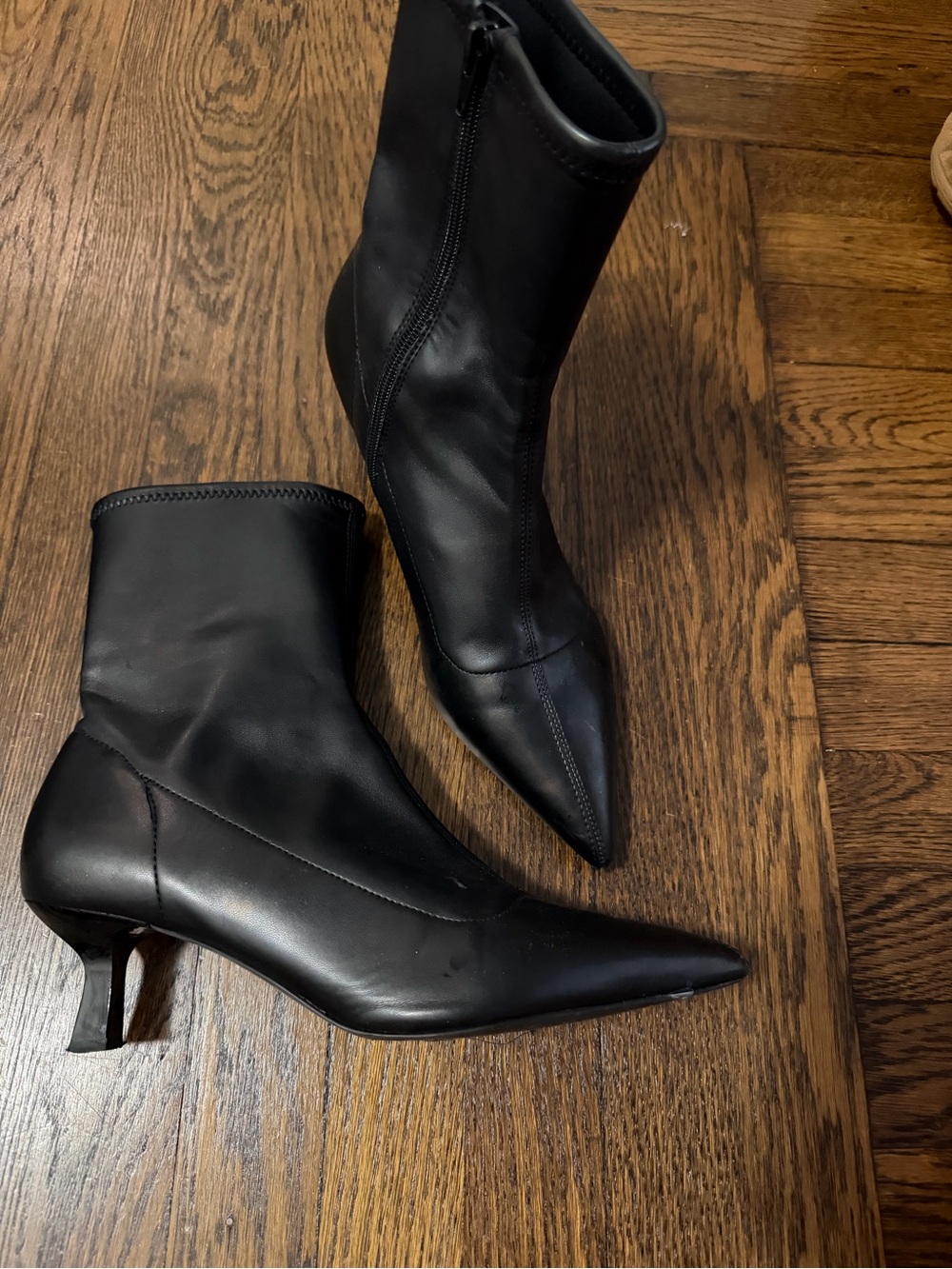 Abound Black Pointed Toe Ankle Booties